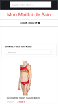 Mobile Screenshot of monmaillotdebain.com